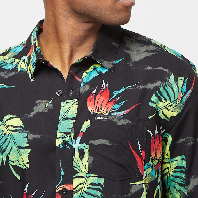 Volcom Birds Of Raredise SS Shirt black gelb 9321 3