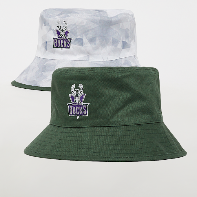 Mitchell & Ness LIFESTYLE REVERSIBLE BUCKET HWC NBA MILWAUKEE BUCKS green Grün 9382 1