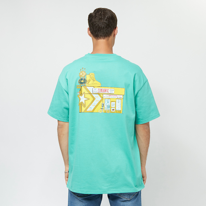 Converse Sneaker Store Graphic Tee washed teal grün 11031 2
