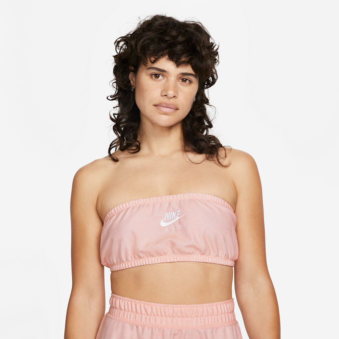 Nike Women's Sportswear Air Pique Bandeau Top rosa 11127 1