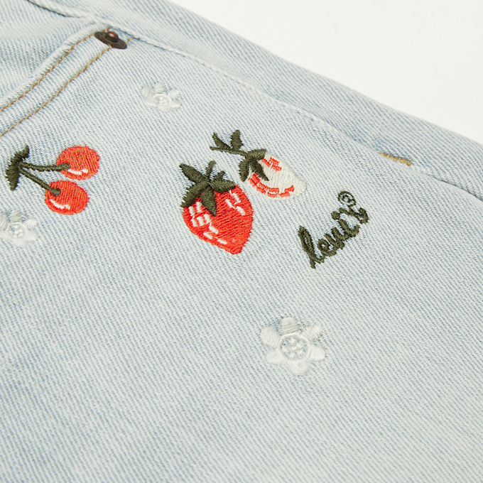 Levi's Junior&nbsp;Cropped&nbsp;Wide&nbsp;Leg&nbsp;Jeans low pro blau 11286 4