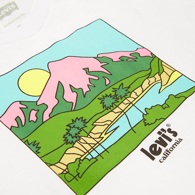 Levi's Junior&nbsp;Short&nbsp;Sleeve&nbsp;Graphic&nbsp;Tee&nbsp;Shirt white weiß 11319 3