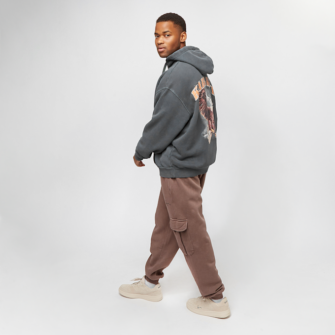 Karl Kani Small Signature OS Washed Heavy Sweat Eagle Hoodie Schwarz 11897 6