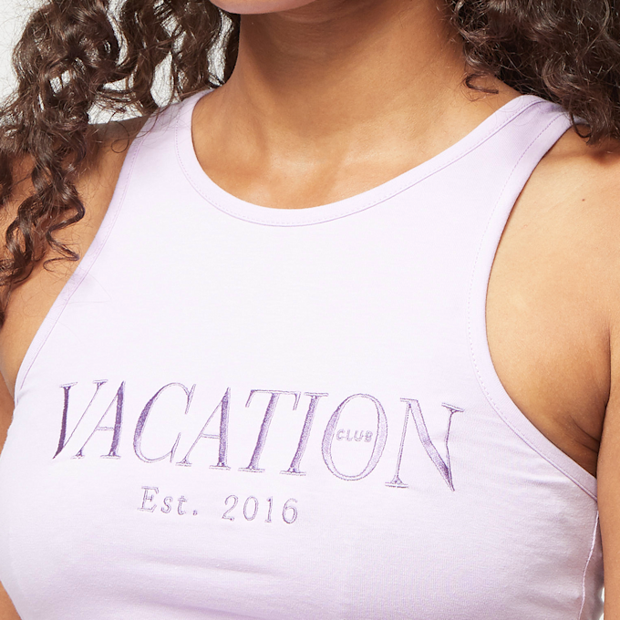 On Vacation Classic Logo Tank Top - Light Purple schwarz 11905 3