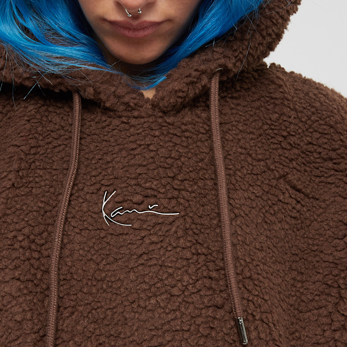 Karl Kani Small Signature Teddy OS Hoodie braun 11954 3