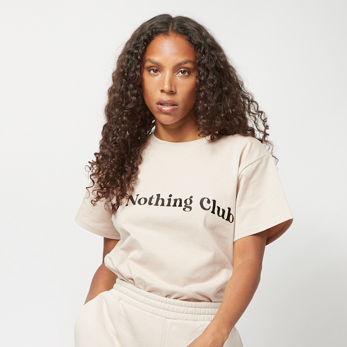 On Vacation Bubbly Do Nothing Club T-Shirt sand beige 12062 1