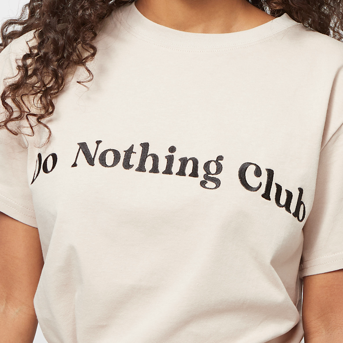 On Vacation Bubbly Do Nothing Club T-Shirt sand beige 12062 3
