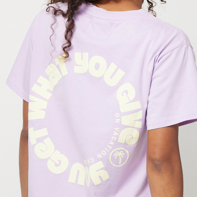 On Vacation Circle T-Shirt light purple lila 12065 4