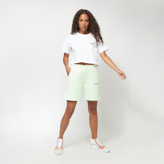 On Vacation Palm Logo Sweat Shorts light green grün 12070 5