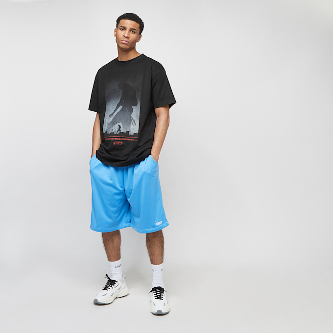 SNIPES Small Logo Essential Mesh Shorts blue Blau 12314 4