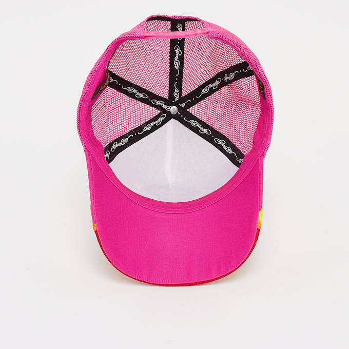 Ed Hardy TIGER-DICE TWILL FRONT MESH TRUCKER neon pink Pink 12473 3
