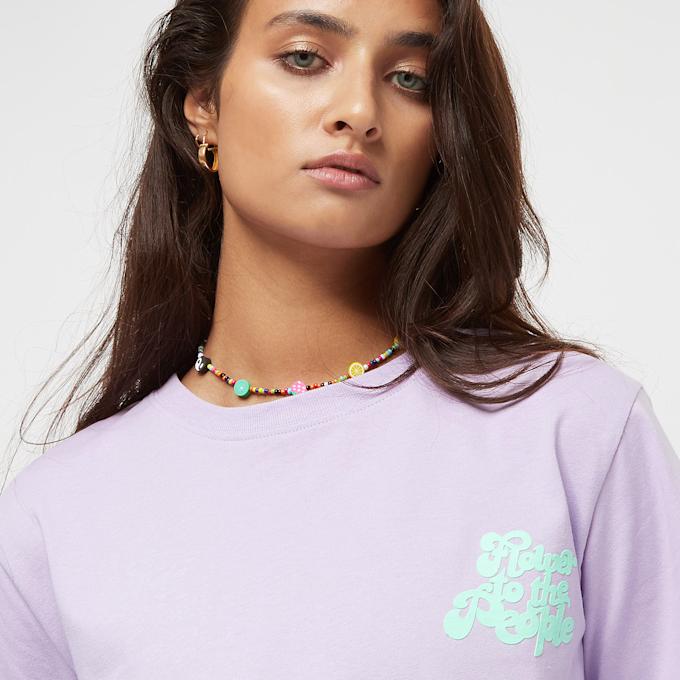 On Vacation Flower T-Shirt light purple beige 12492 3