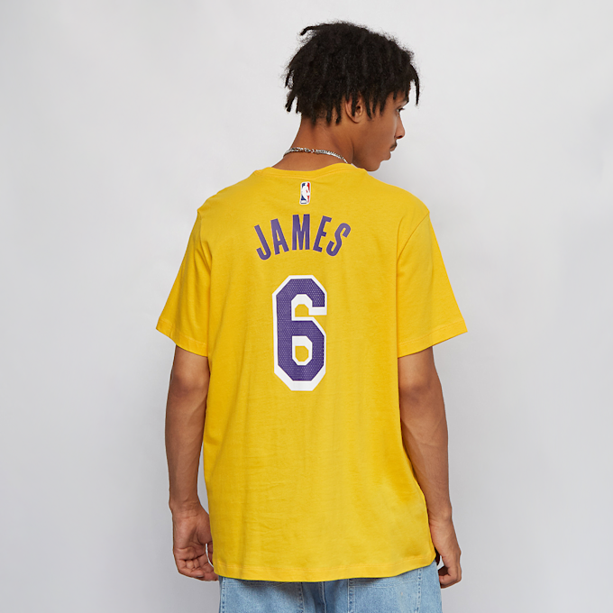 Nike NBA LA Lakers Tee/ James Lebron gelb 10176 2