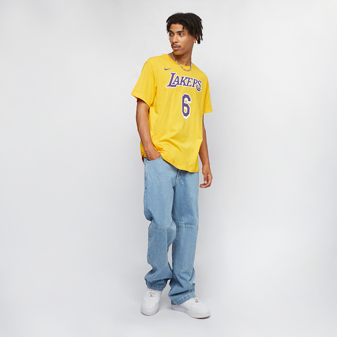 Nike NBA LA Lakers Tee/ James Lebron gelb 10176 5