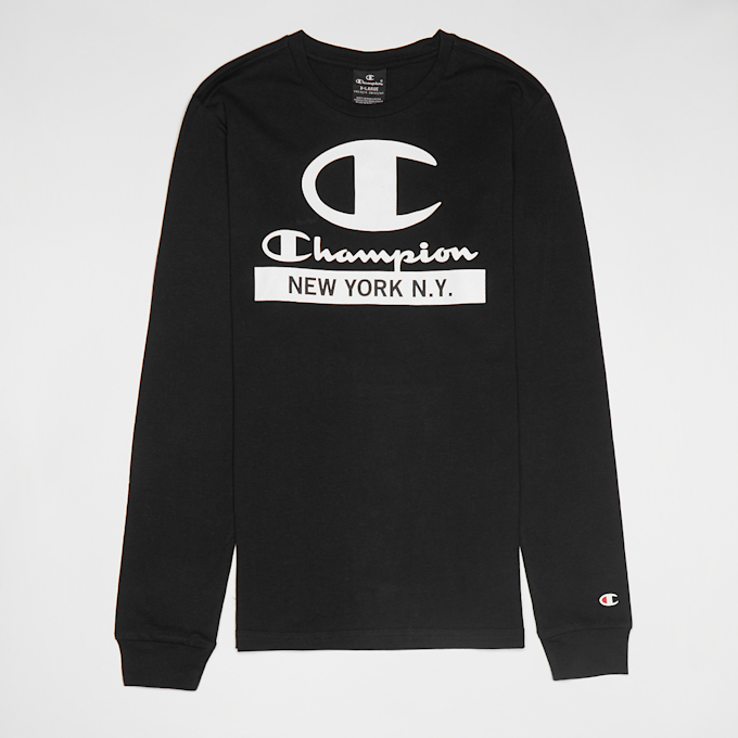 Champion Junior Legacy Long Sleeve Crewneck T-Shirt Schwarz 15955 1