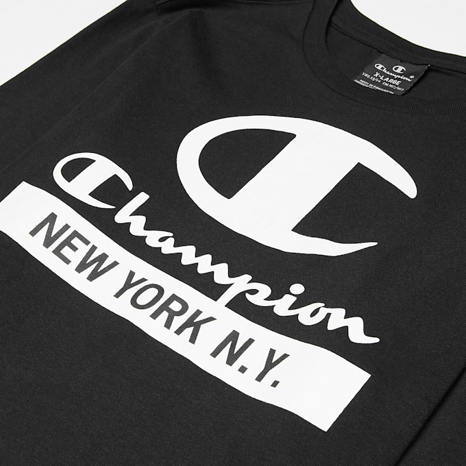 Champion Junior Legacy Long Sleeve Crewneck T-Shirt Schwarz 15955 3