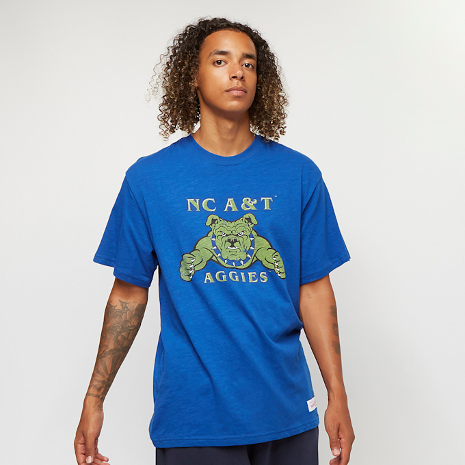 Mitchell & Ness NCAA Legendary Slub  Tee Marquette University blau 16030 1