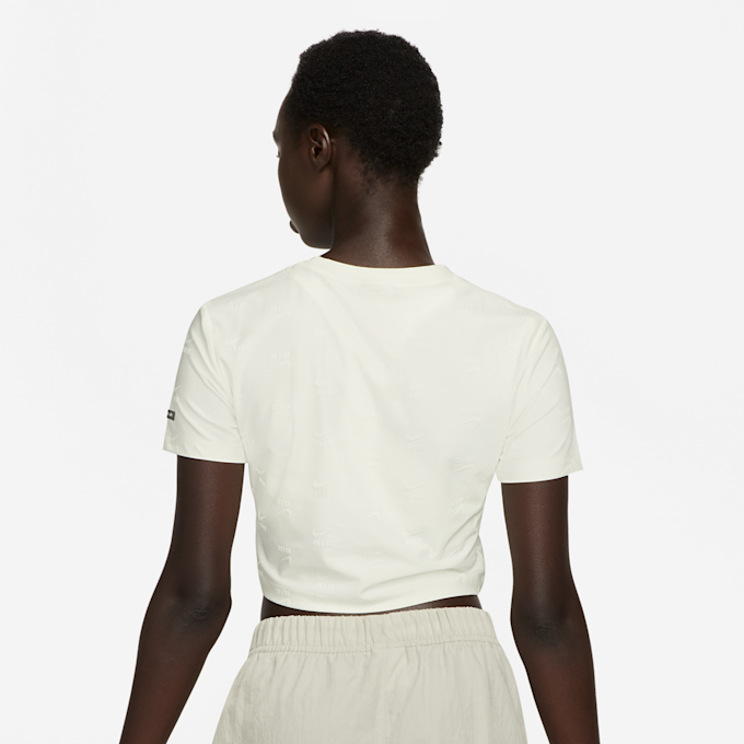 Nike Air Short-Sleeve Crop Top Beige 16128 2