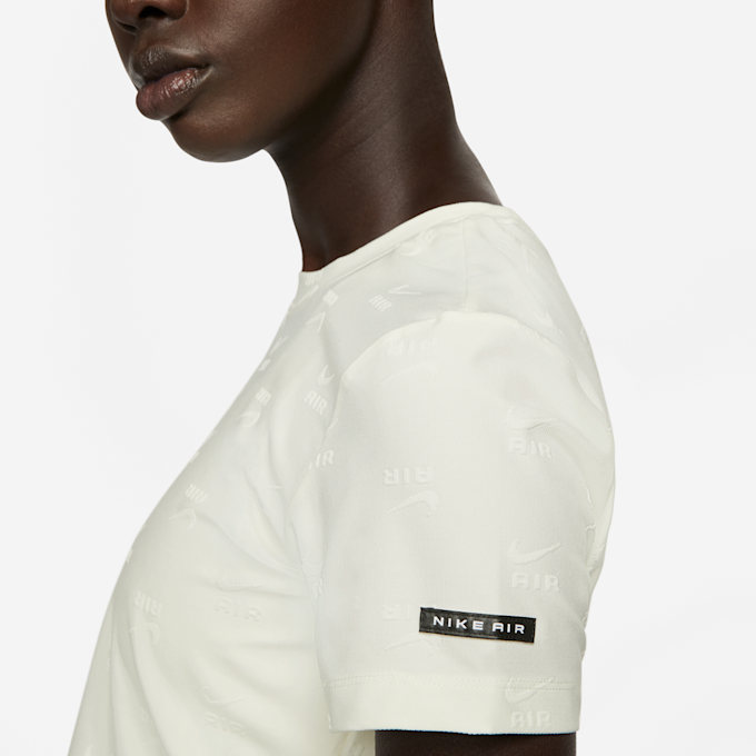 Nike Air Short-Sleeve Crop Top Beige 16128 4
