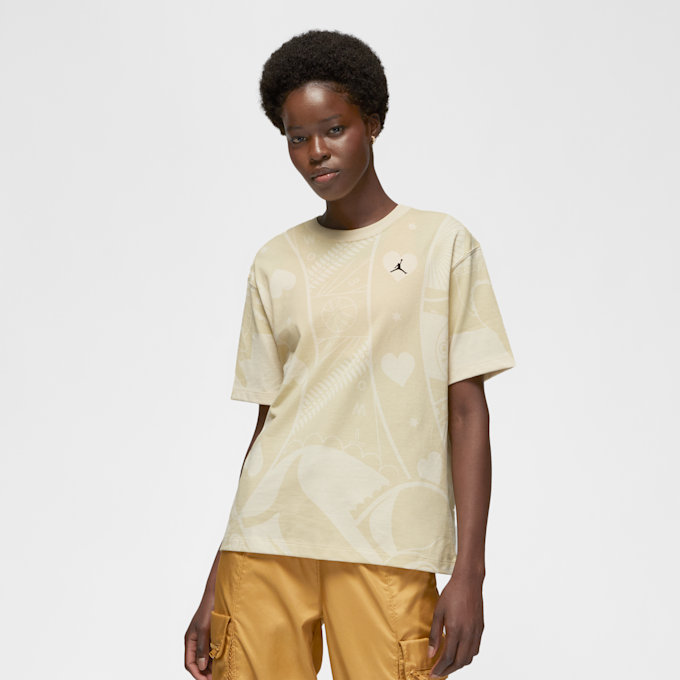 Jordan Flight Graphic T-Shirt Beige 16336 1