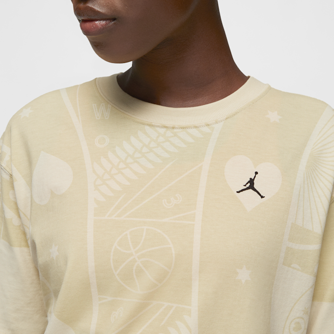 Jordan Flight Graphic T-Shirt Beige 16336 3