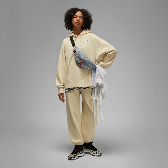 Jordan Flight Women's Fleece Hoodie beige 16338 6