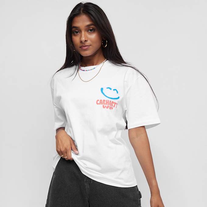 Carhartt WIP W' S/S Happy Script T-Shirt weiß 16765 1