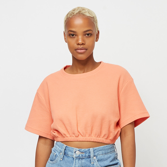 Sixth June Waffle Crop Tshirt Orange 17859 1