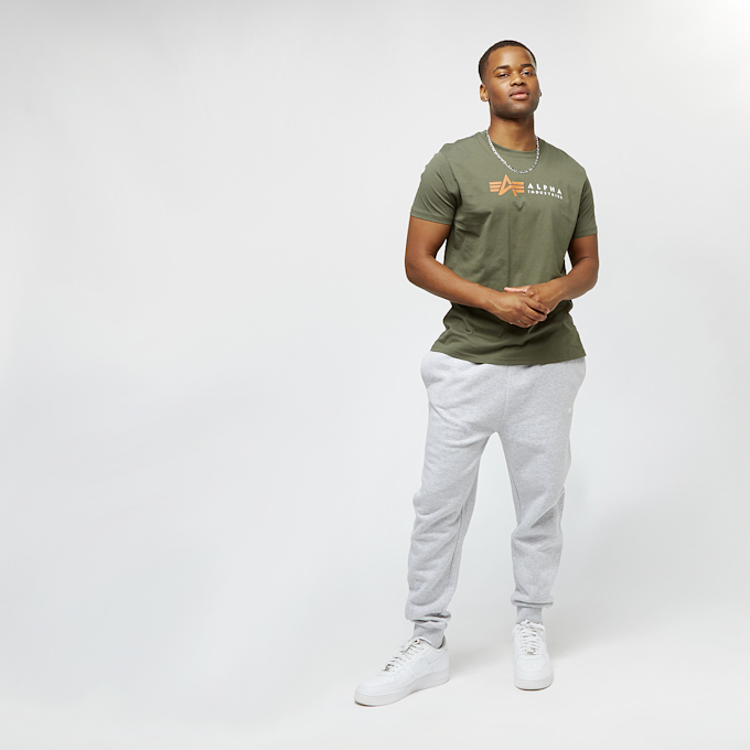 Alpha Industries Basic T Small Logo grün 18116 5