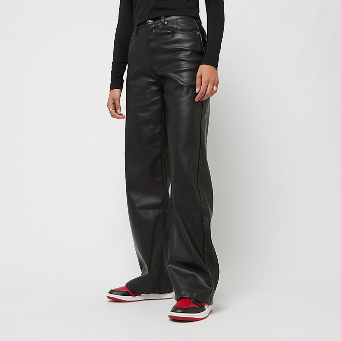 Karl Kani Small Signature PU Wide Fit Pants schwarz 13100 1