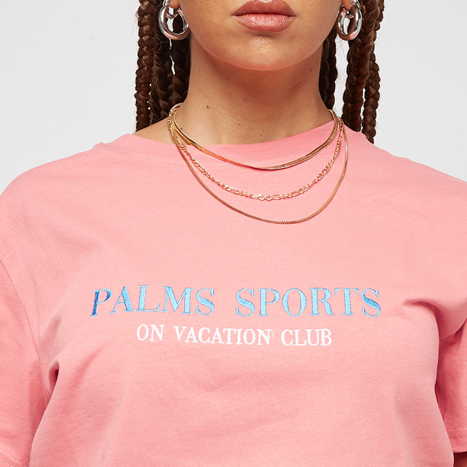 On Vacation Palms Sports Ladies T-Shirt Pink 13914 3