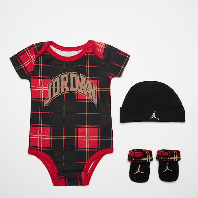 Jordan Essentials Plaid Set (3 Piece) Schwarz 14323 1