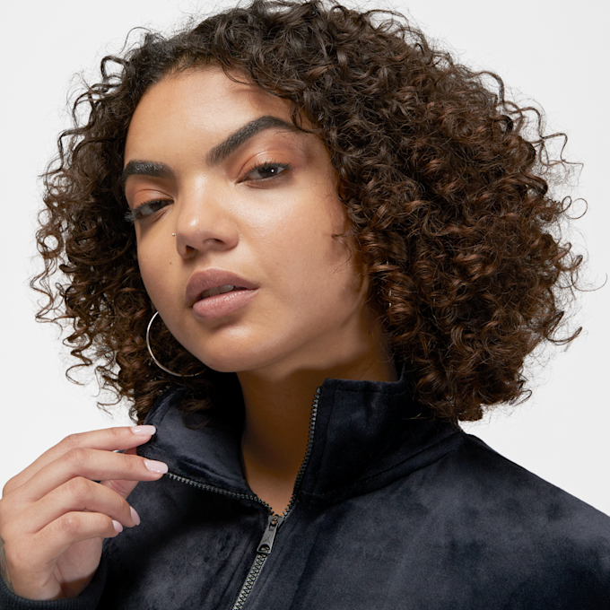 Jordan Flight  Velour Jacket Fullzip Schwarz 14856 3