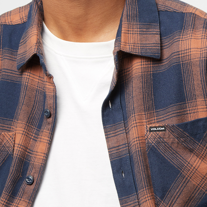 Volcom Netastone Flannels LS blau 15385 3