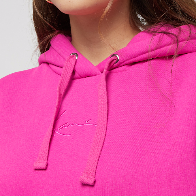 Karl Kani Small Signature Essential OS Hoodie Pink 18436 3