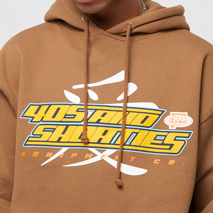 40s & Shorties Ruckuz Hoodie Marrone 18786 3