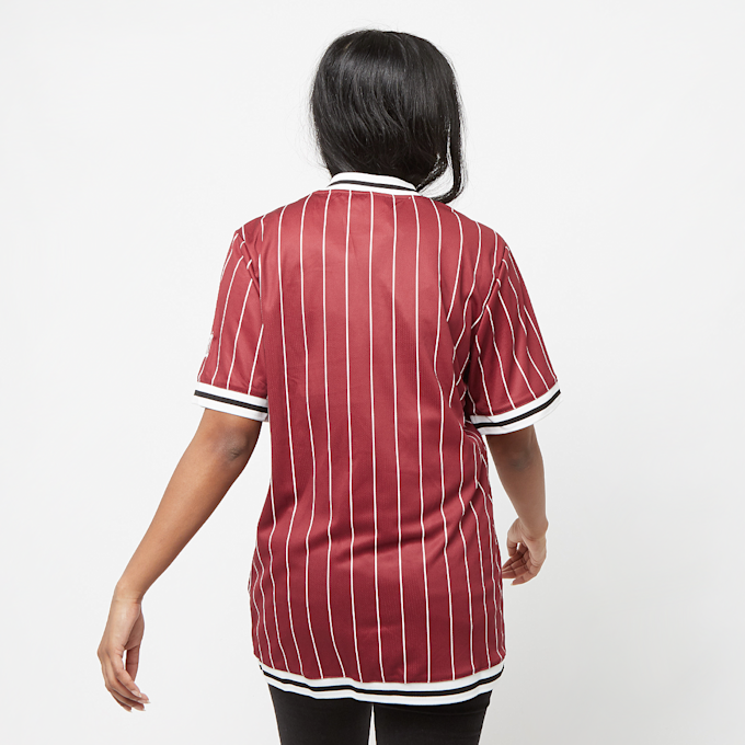 Karl Kani Varsity Pinstripe Baseball Shirt beige 19412 2