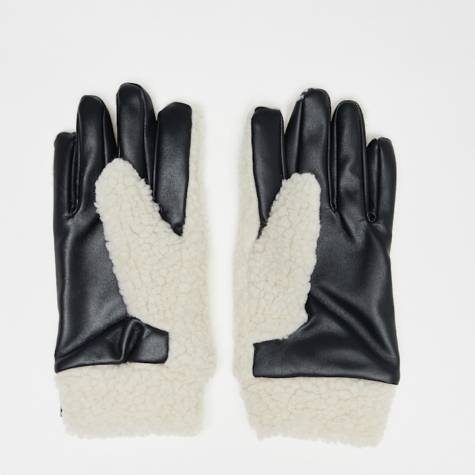 SNIPES Bold Logo Sherpa Gloves beige 20377 2