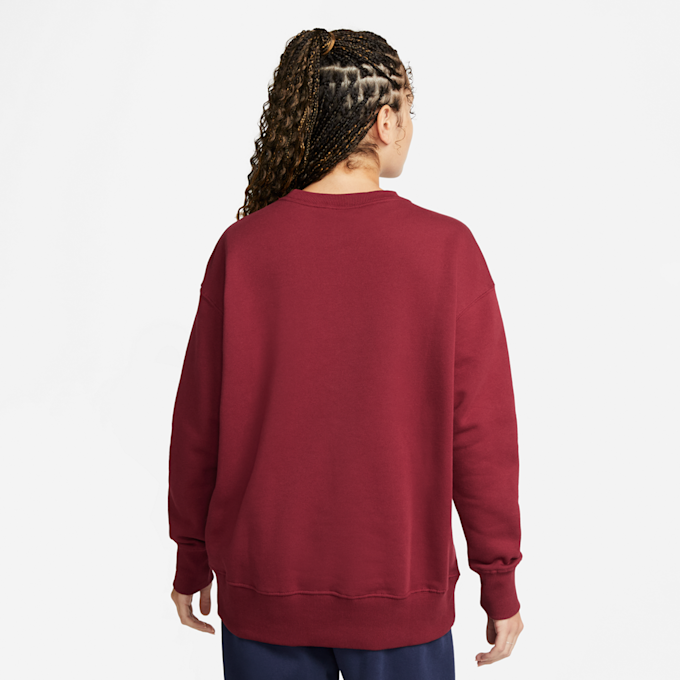 Nike Sportswear Phoenix Fleece Oversized Crew-Neck Sweatshirt Rot 20492 2