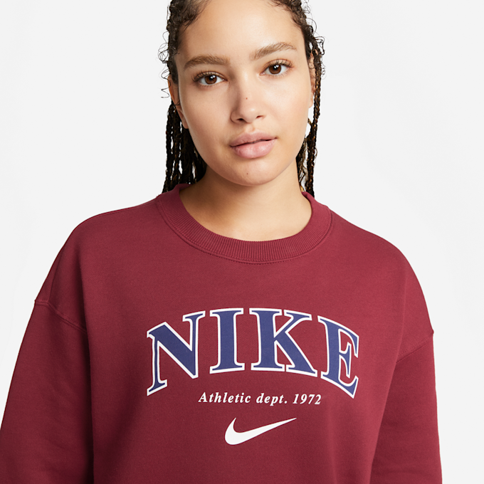 Nike Sportswear Phoenix Fleece Oversized Crew-Neck Sweatshirt Rot 20492 3
