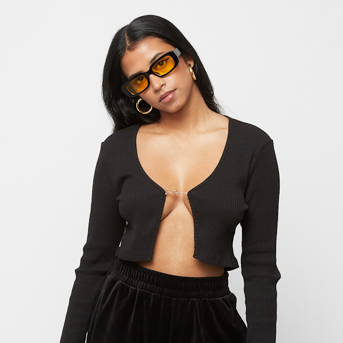 Sixth June Basic Crop Top schwarz 21440 1