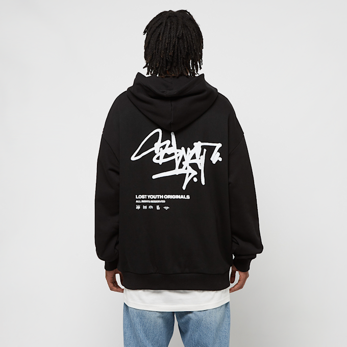Lost Youth Hoodie ''Graffiti'' noir 22854 2