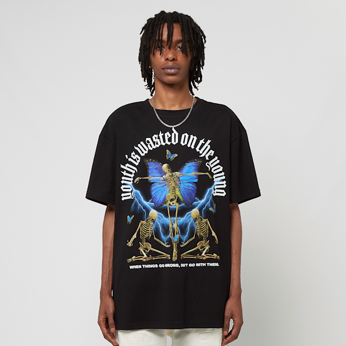 Lost Youth Ly Tee "Butterfly" schwarz 22865 1
