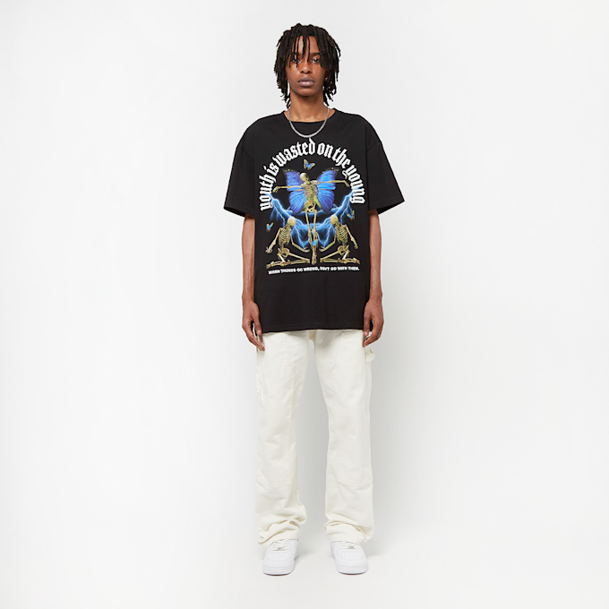 Lost Youth Ly Tee "Butterfly" schwarz 22865 4