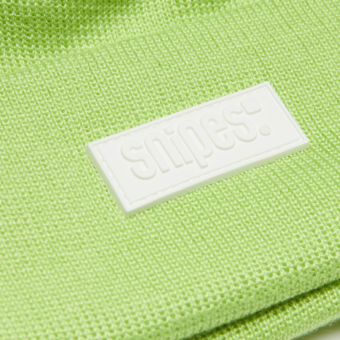 SNIPES Woven Label Beanie zelena 19807 3