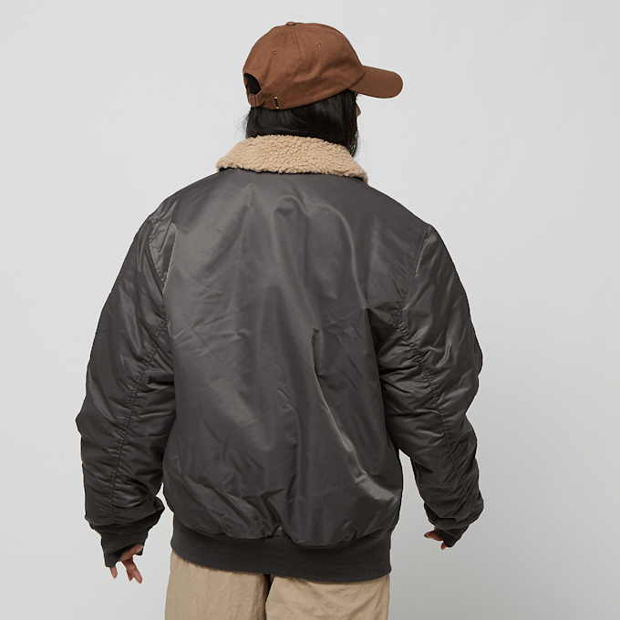 Karl Kani Chest Retro Bomber Jacket cinzento 19864 2