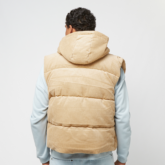 Karl Kani Rubber Signature Corduroy Puffer Vest beige 25813 2