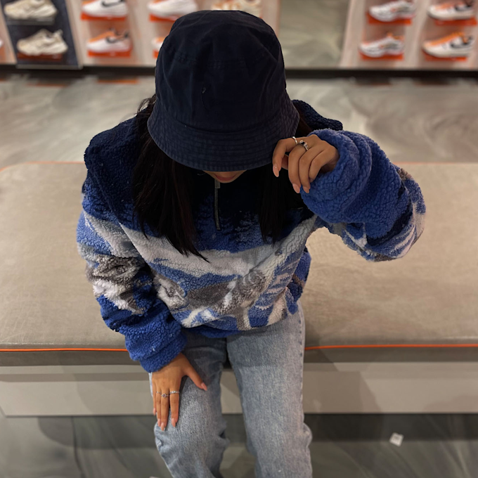 Karl Kani Small Signature Washed Bucket niebieski 26559 6