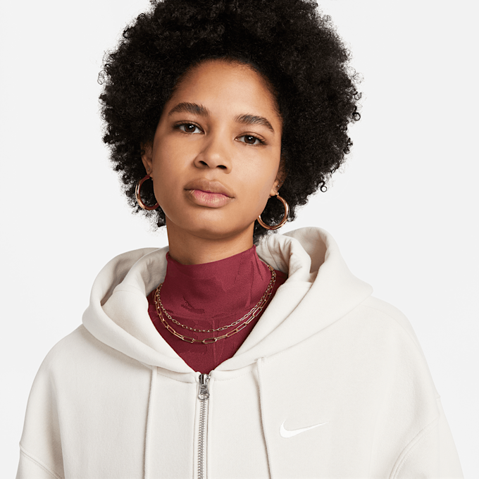 Nike   Sportswear Phoenix Fleece Oversized Full-Zip Hoodie blanc 27536 3