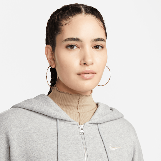 Nike   Sportswear Phoenix Fleece Oversized Full-Zip Hoodie szary 27601 3